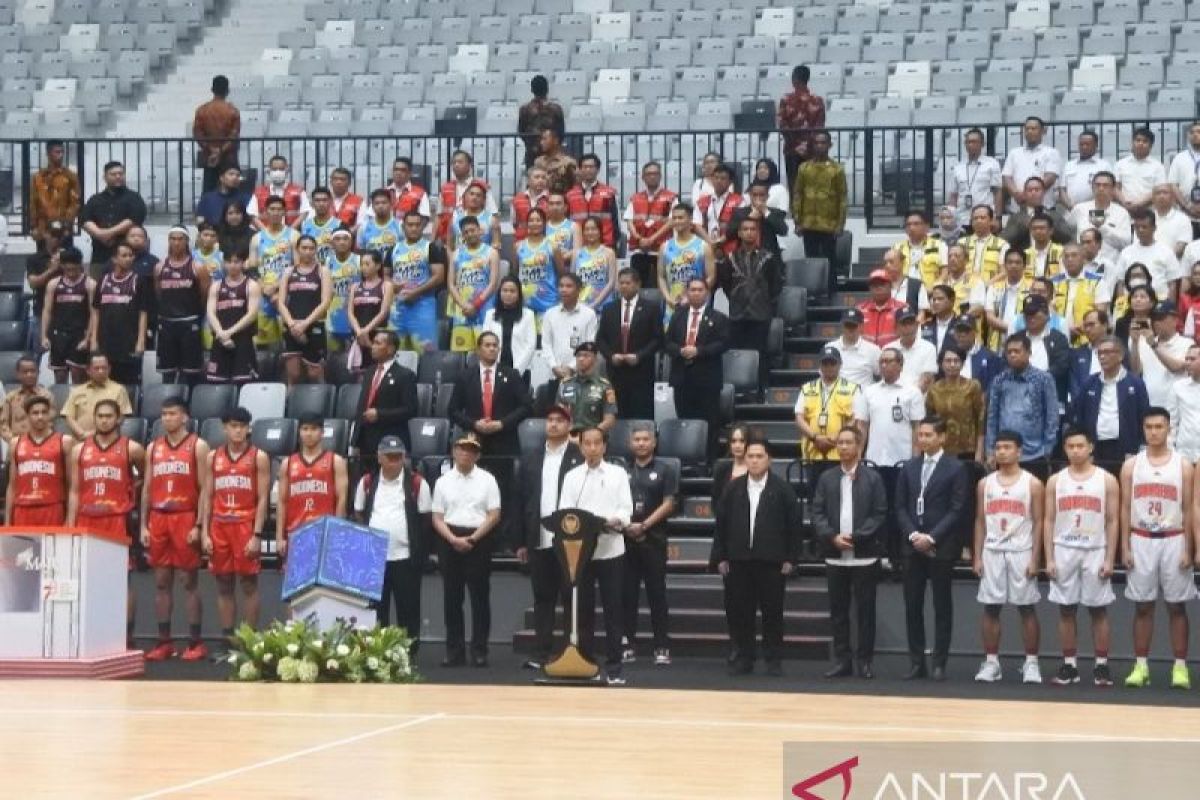 Presiden Jokowi resmikan Indonesia Arena di GBK Senayan