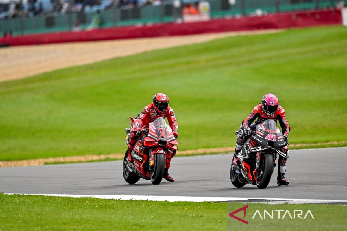 Dominasi Aprilia Racing di MotoGP Inggris dorong kepercayaan diri tim