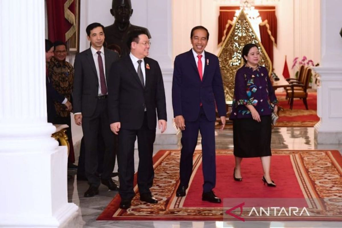 Jokowi bertemu Ketua Parlemen Vietnam bahas ZEE dan target perdagangan