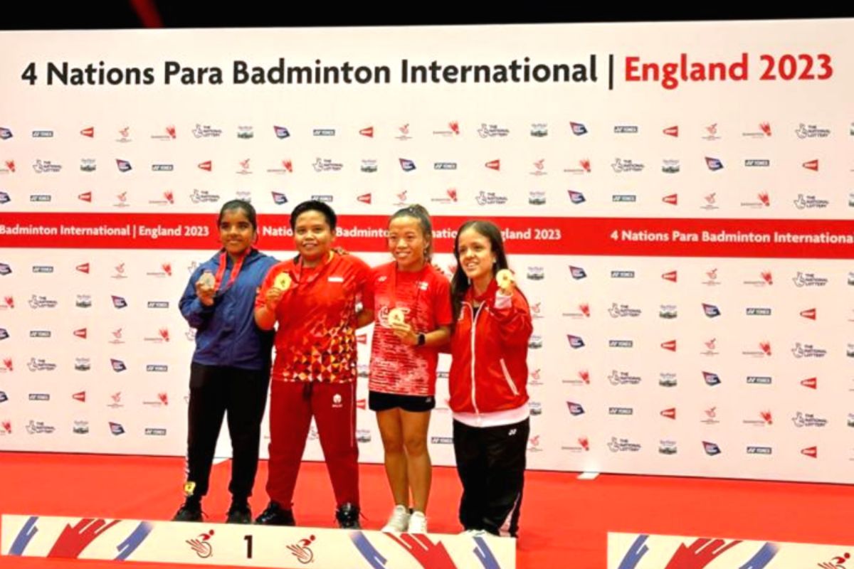 Atlet para-bulu tangkis Indonesia raih empat gelar juara di Inggris