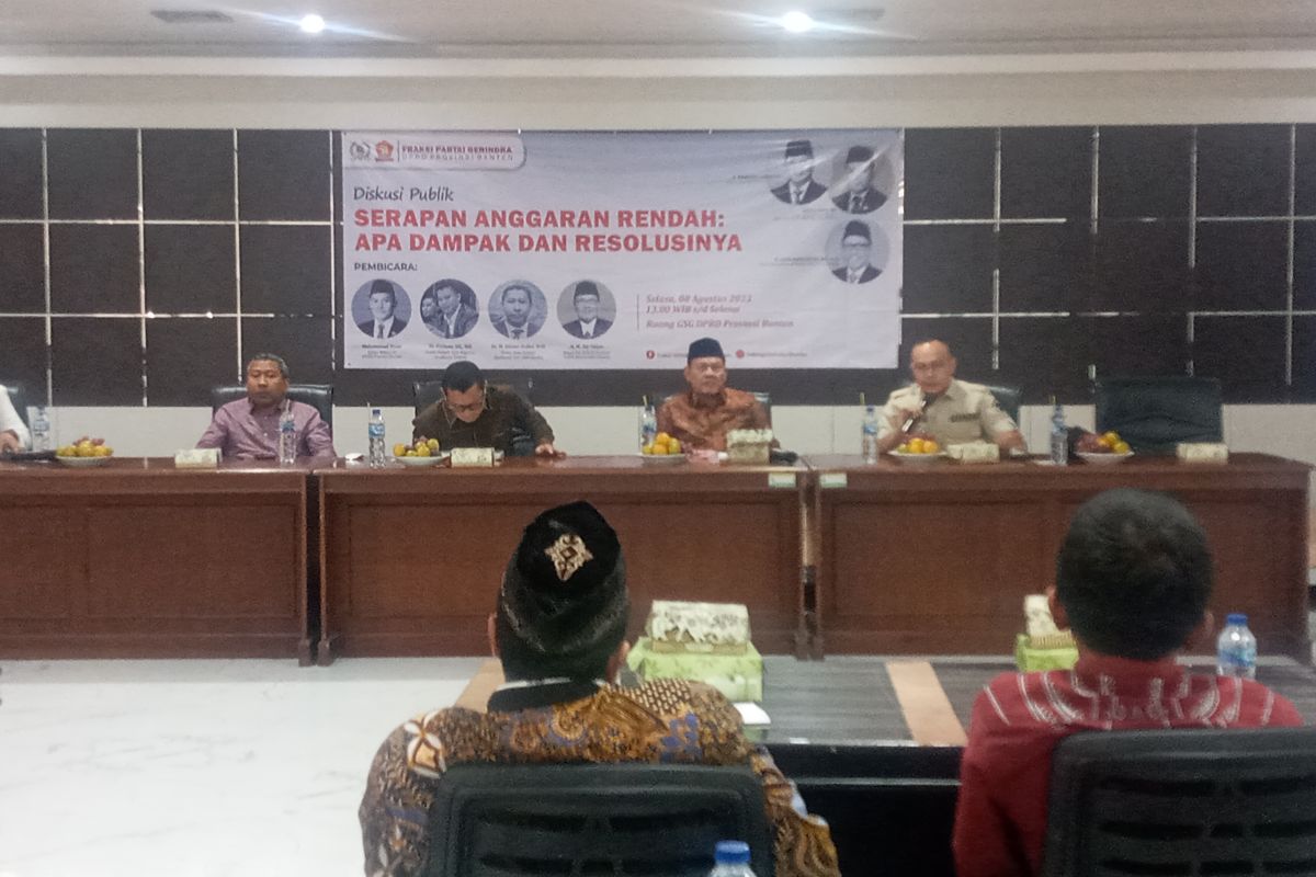 Gerindra DPRD Banten ajak masyarakat awasi serapan APBD 2023