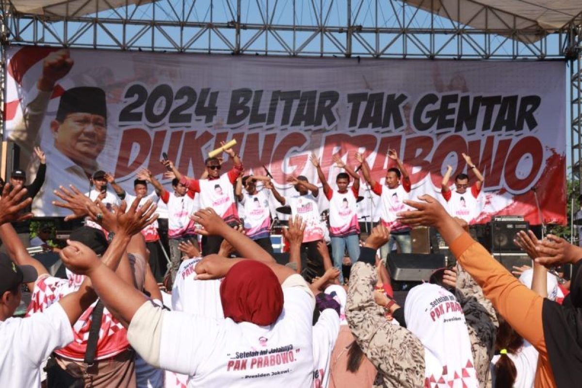 Relawan Khofifah Jatim beri dukungan Prabowo di Pilpres 2024