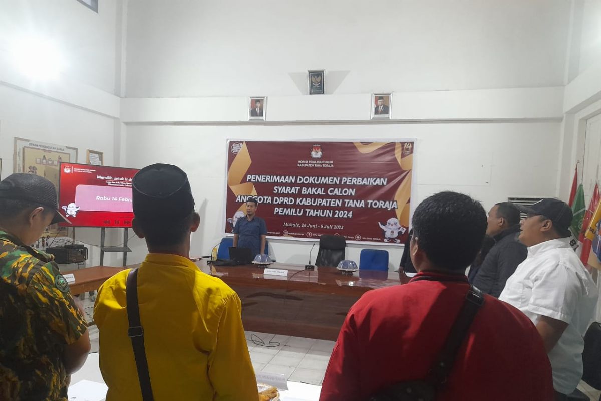 KPU Tana Toraja gelar rakor pencermatan  DCS Pemilu 2024