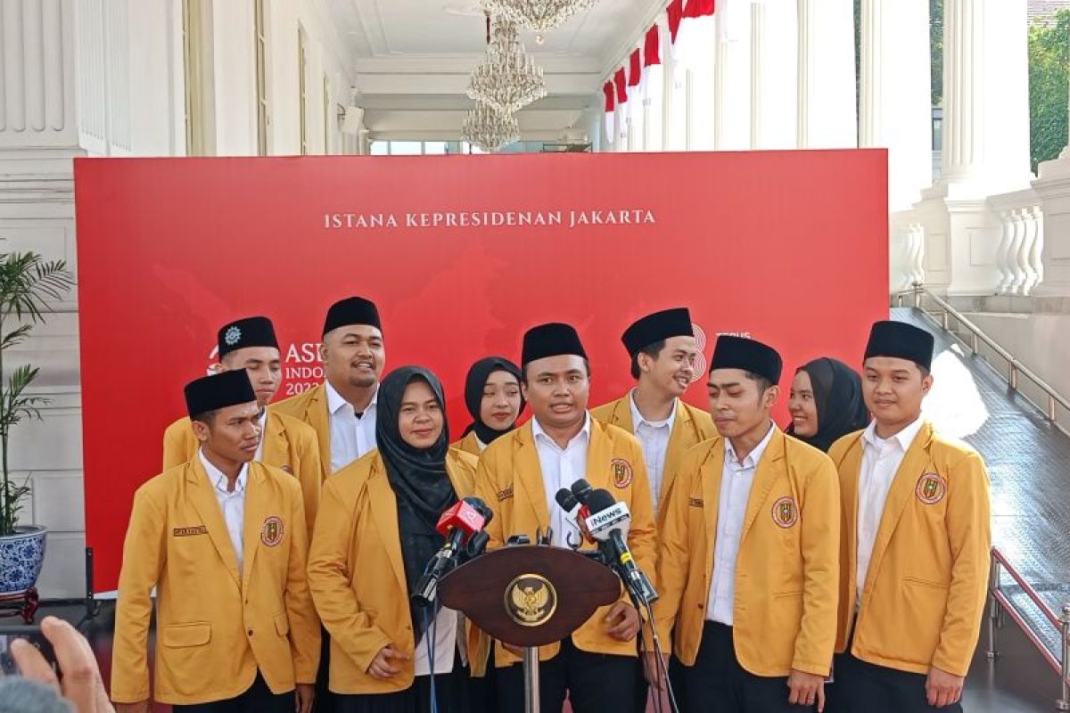 Presiden terima Pelajar Muhammadiyah dan Kesatuan Mahasiswa Hindu