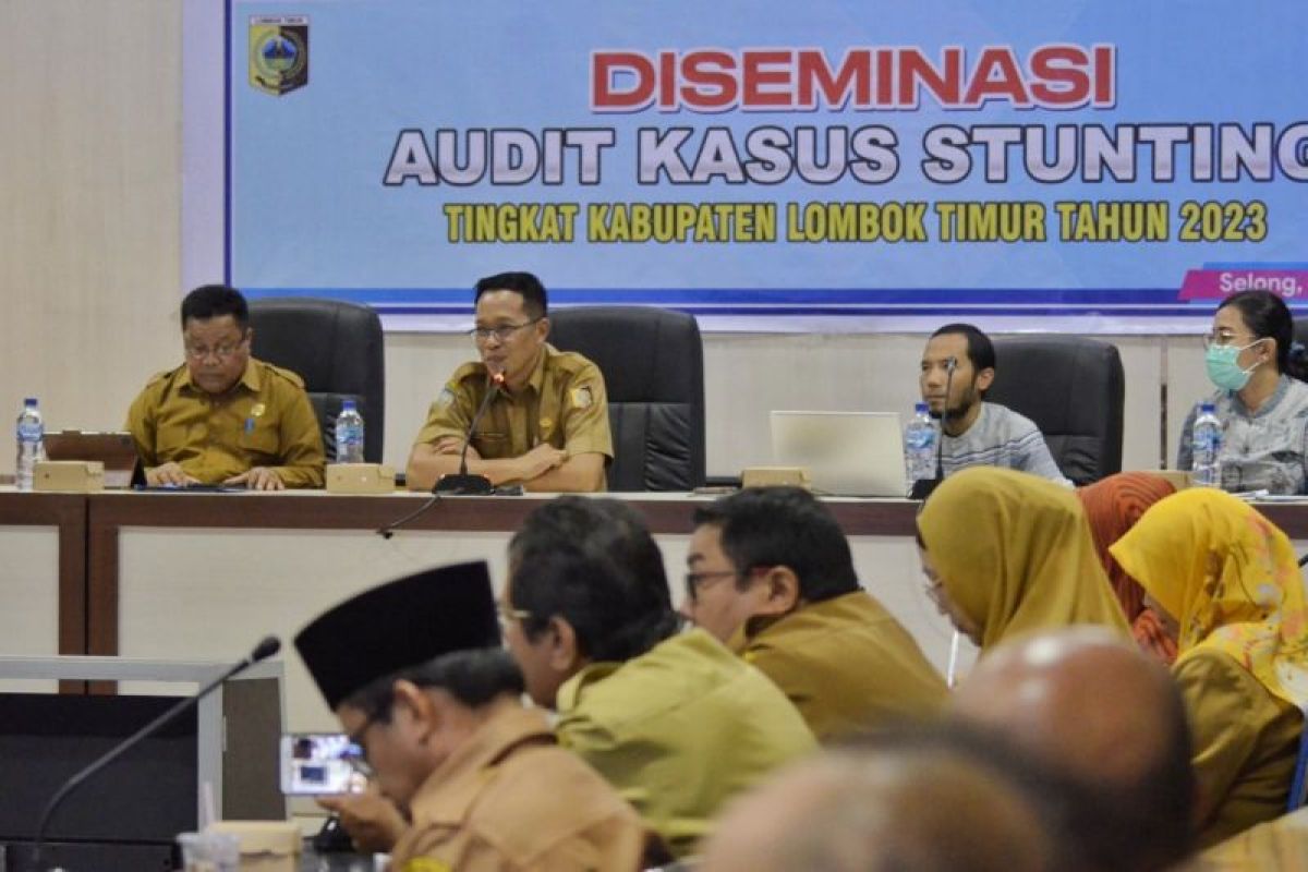 Pemkab Lombok Timur mengevaluasi penanganan kasus stunting