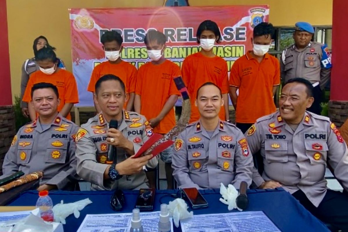 Polisi ringkus komplotan pembunuhan berencana di Banjarmasin