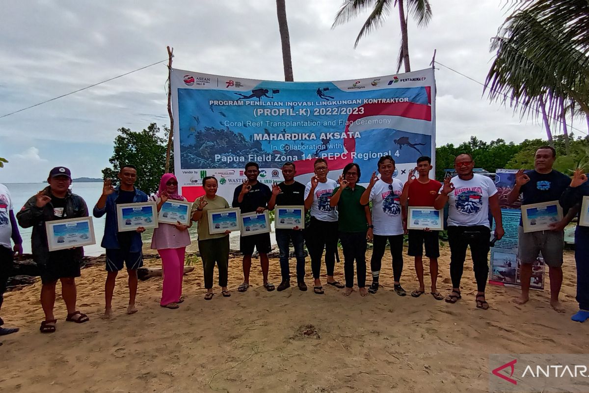 SKK Migas-Pertamina konservasi terumbu karang di Pulau Soop