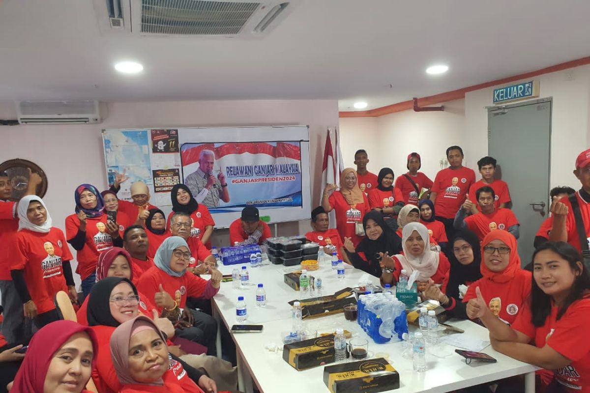 Pekerja migran deklarasikan gabungan relawan Ganjar di Malaysia