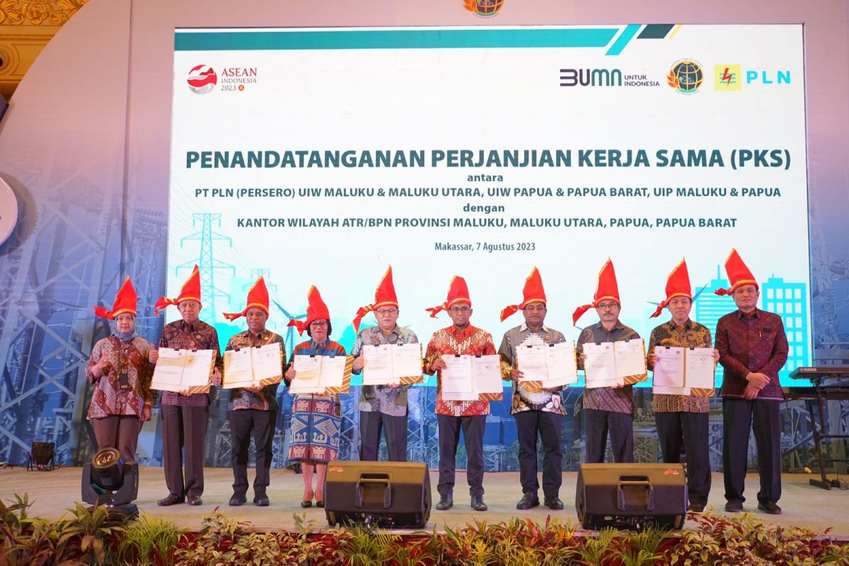 PLN-BPN kerja sama pengamanan aset negara untuk regional Maluku dan Papua