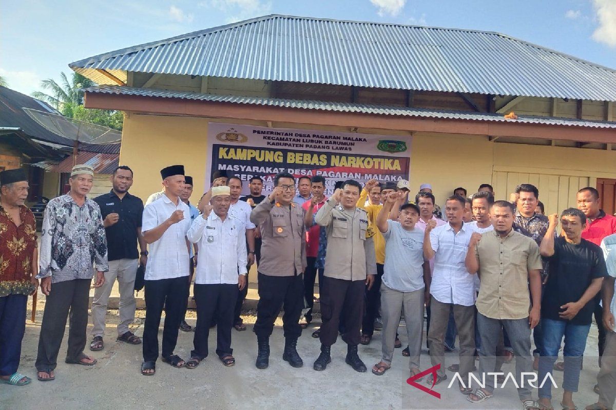 Pemdes se-Kecamatan Lubuk Barumun Palas kompak tolak peredaran gelap narkoba