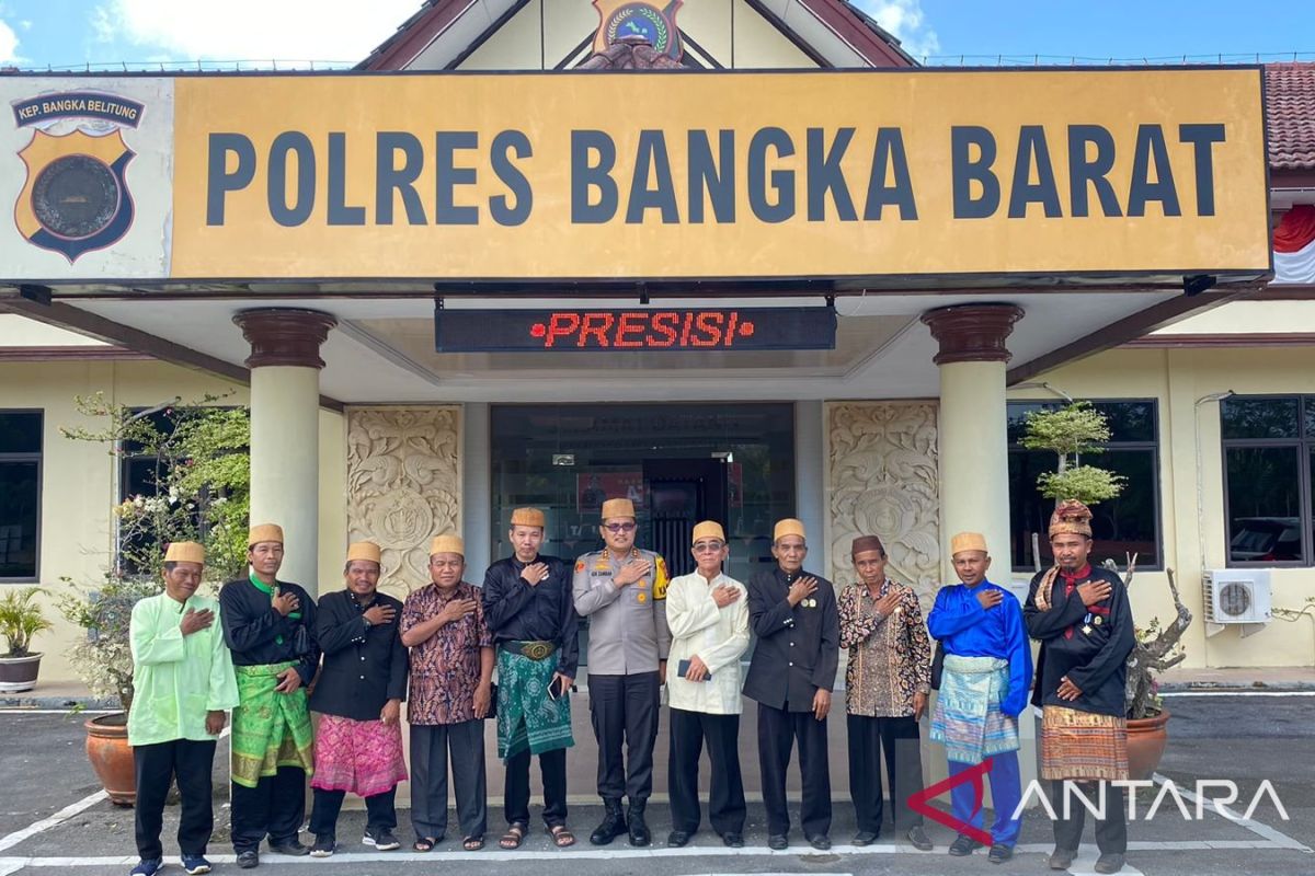 Polres Bangka Barat-LAM bahas keadilan restoratif berbasis hukum adat