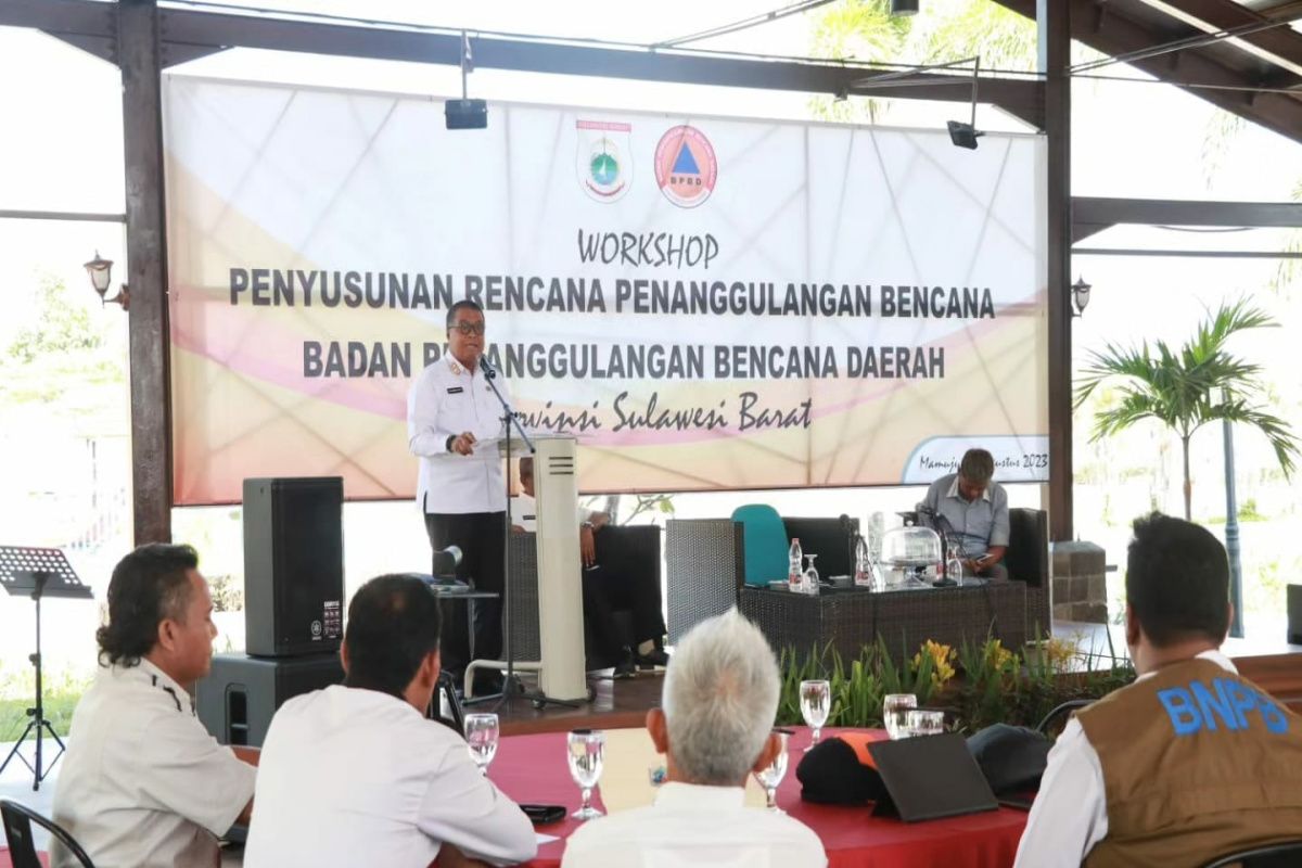 Sekda dorong BPBD Sulbar memperkuat sistem mitigasi kebencanaan