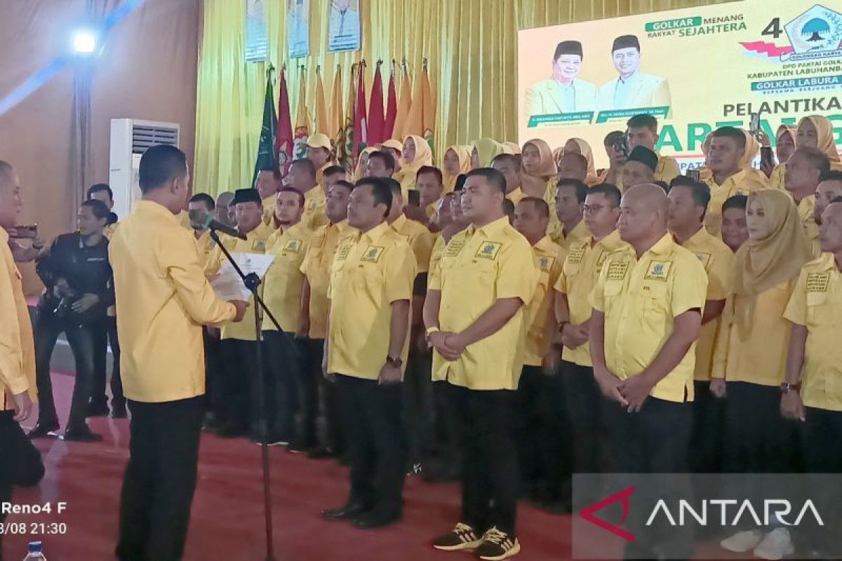 DPD Golkar Labura dilantik Ijeck : Labura banyak torehkan prestasi