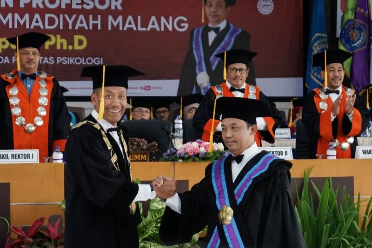 Universitas Muhammadiyah Malang kukuhkan guru besar bidang psikologi