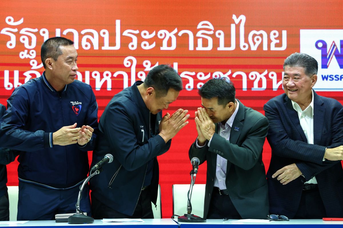Politisi senior partai lawan siap dukung Pheu Thai bentuk pemerintahan