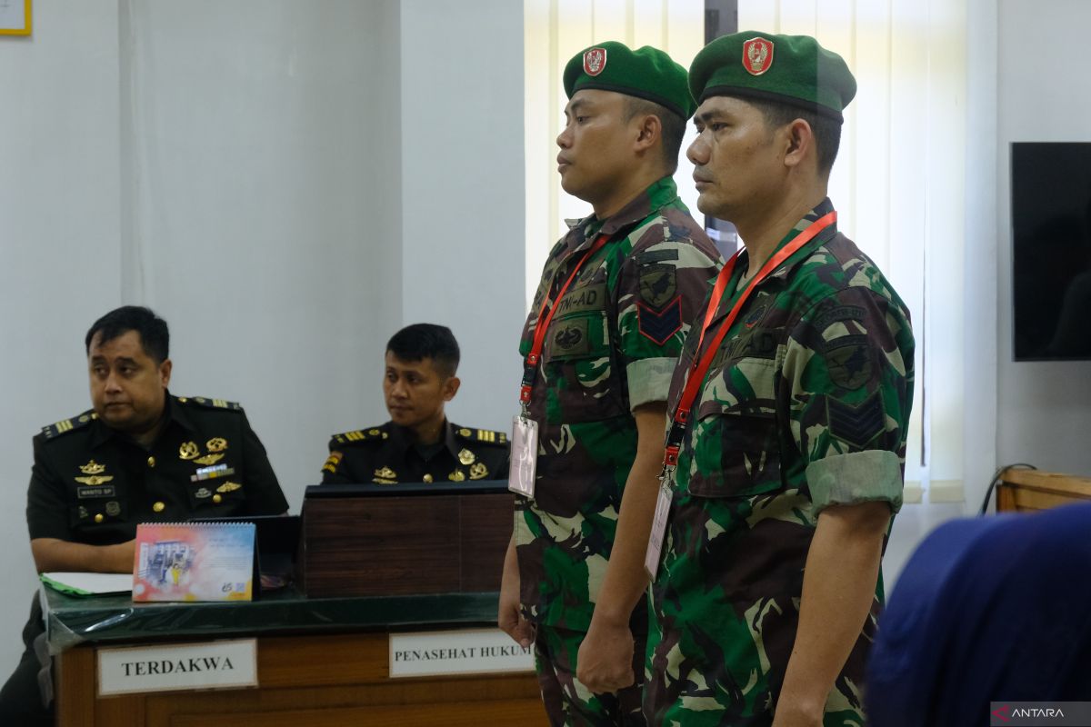 Sidang Putusan Kasus Narkotika Prajurit TNI AD - ANTARA News Kalimantan ...