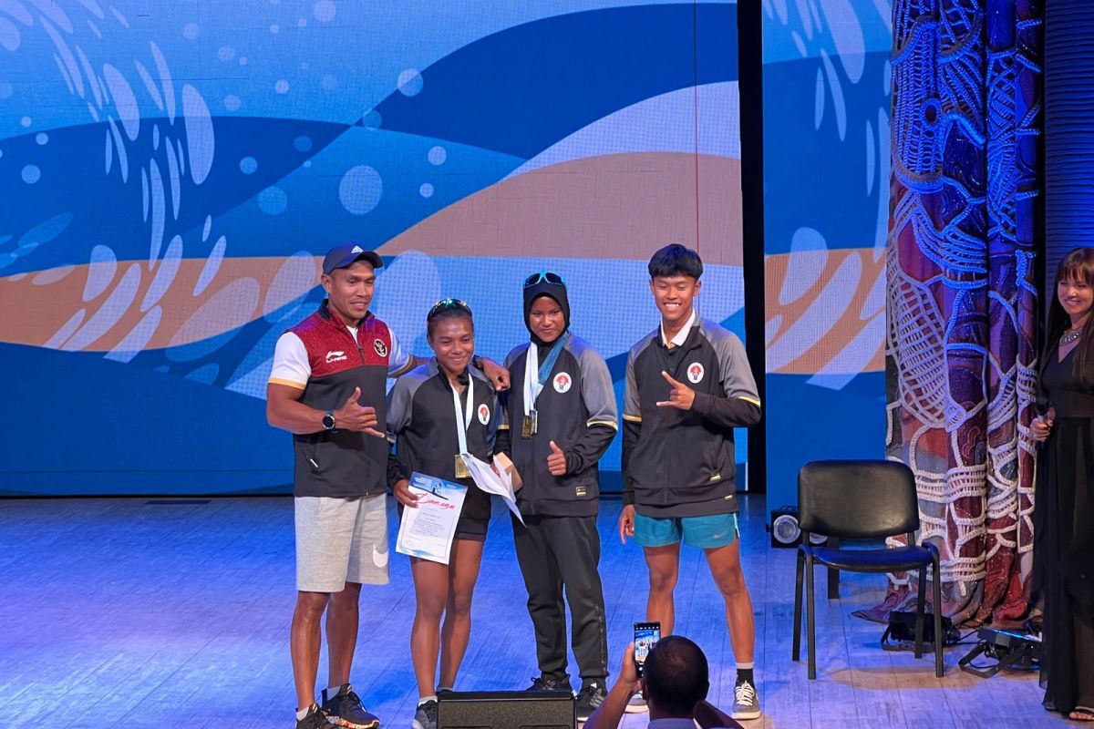 Timnas Indonesia raih satu emas dan perak pada kejuaraan dayung junior di Rusia