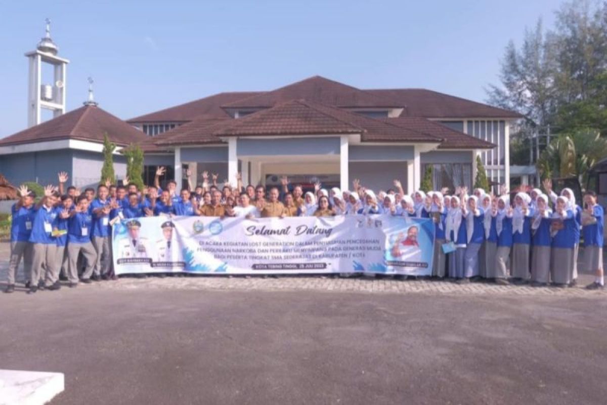 Dispora Sumut edukasi siswa di Tebing Tinggi pencegahan narkoba