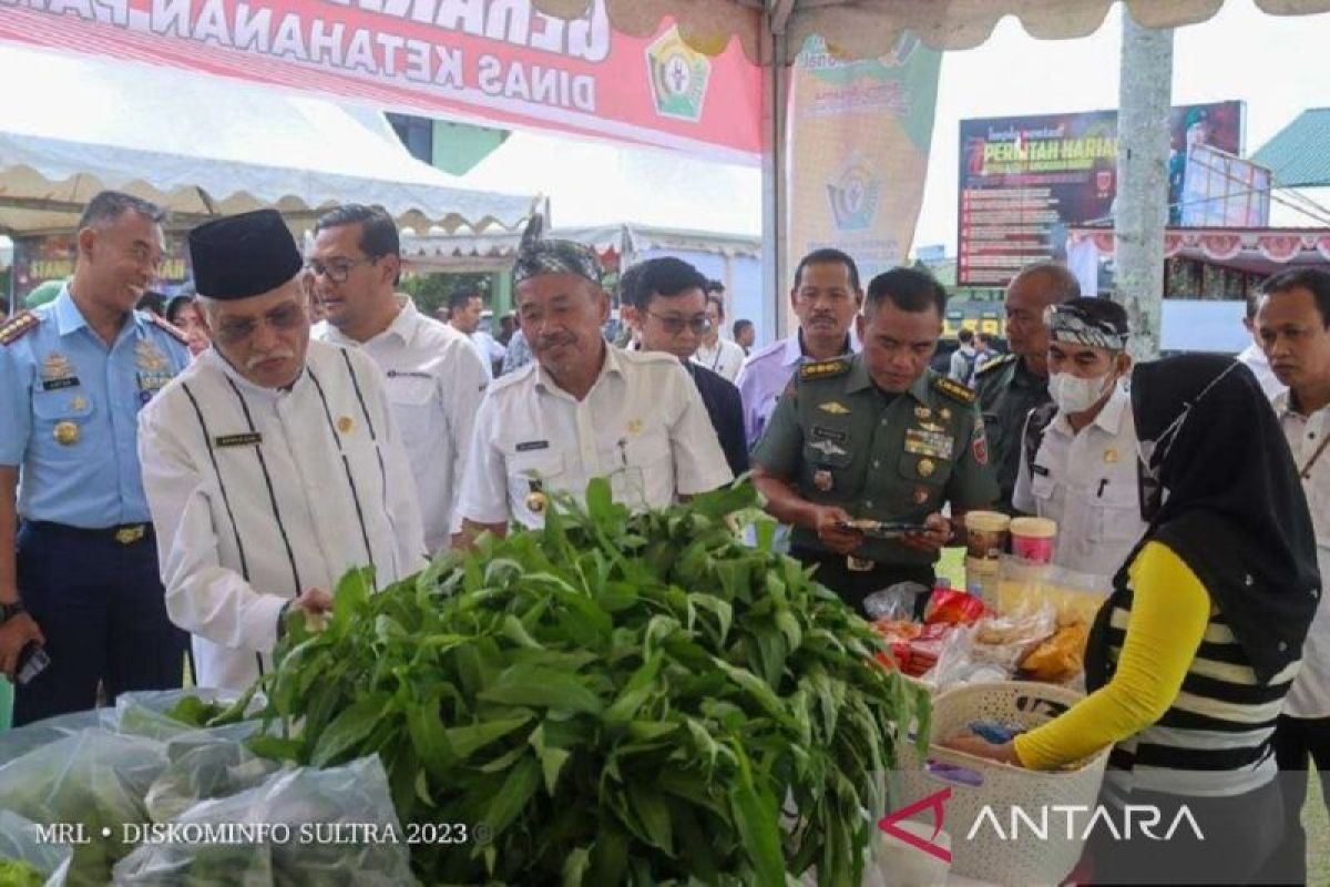Korem 143 Haluoleo dan BI Sulawesi Tenggara kolaborasi gelar pangan murah