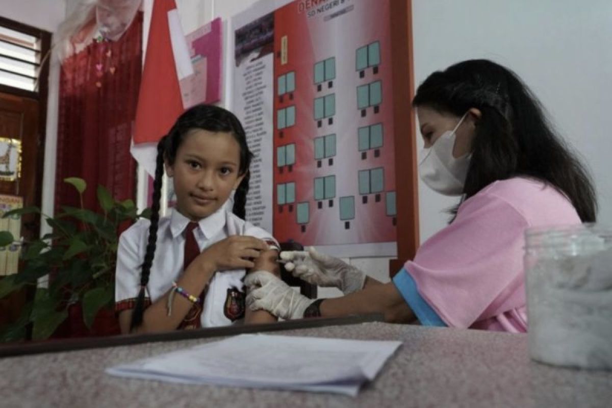 Di Lampung, imunisasi HPV bagi pelajar kelas V SD mulai dilaksanakan