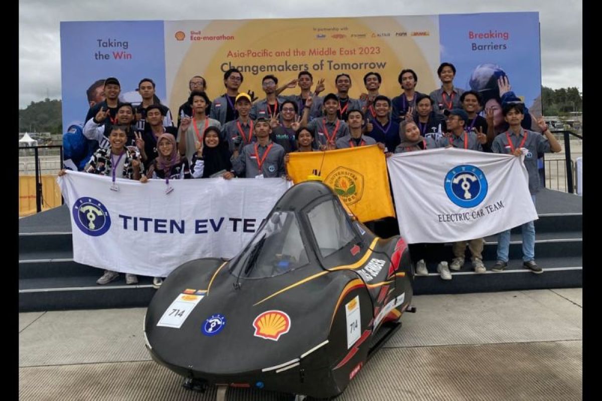 Mobil listrik TITEN karya mahasiswa Unej sukses jawara di kancah internasional