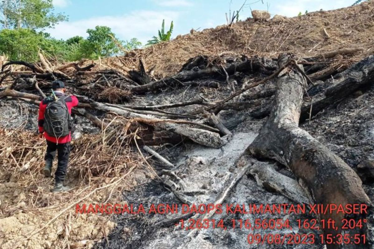 Kebakaran hutan dan lahan di sekitar IKN dipastikan padam