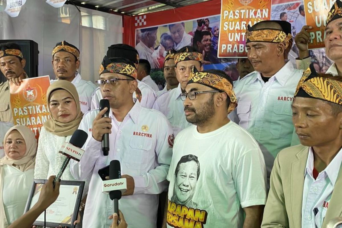 Barisan Cyber Indonesia Raya deklarasikan dukungan untuk Prabowo