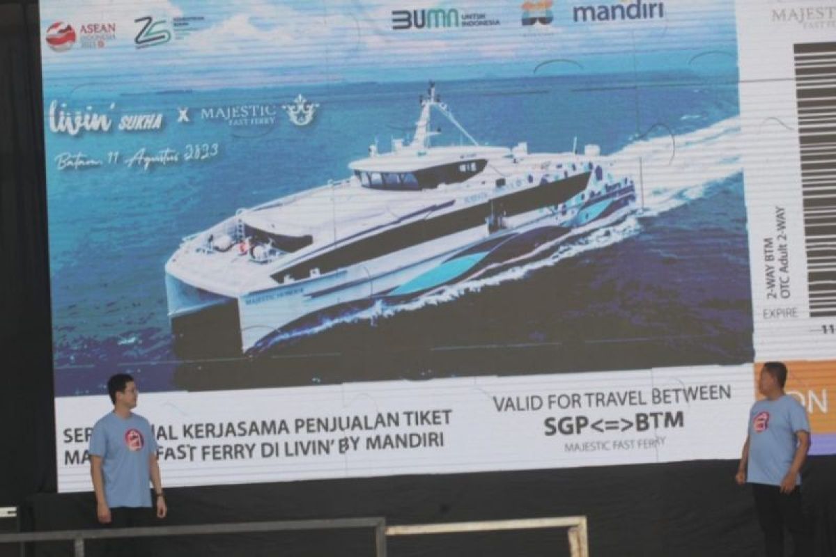 Bank Mandiri jualan Tiket Majestic Fast Ferry Batam-Singapura via Livin' Sukha