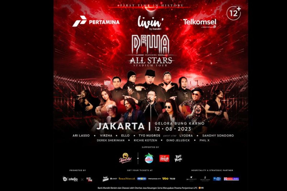 DEWA 19 feat. ALL STARS siap guncang dan torehkan sejarah di GBK