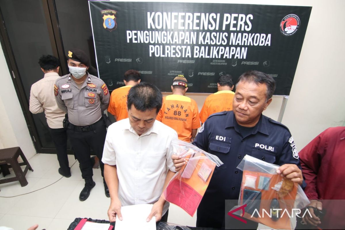 Polresta Balikpapan ringkus tiga pengedar narkoba