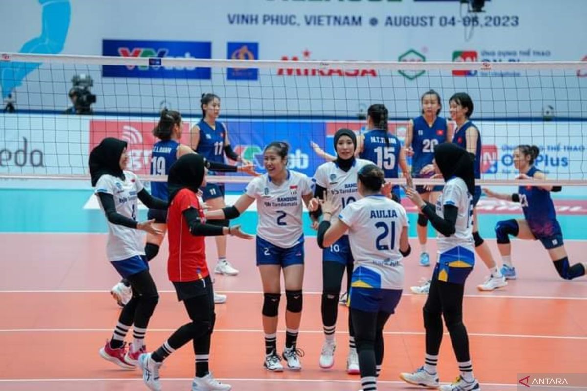 Tim nasional voli putri Thailand berhasil kandaskan Filipina tiga set langsung