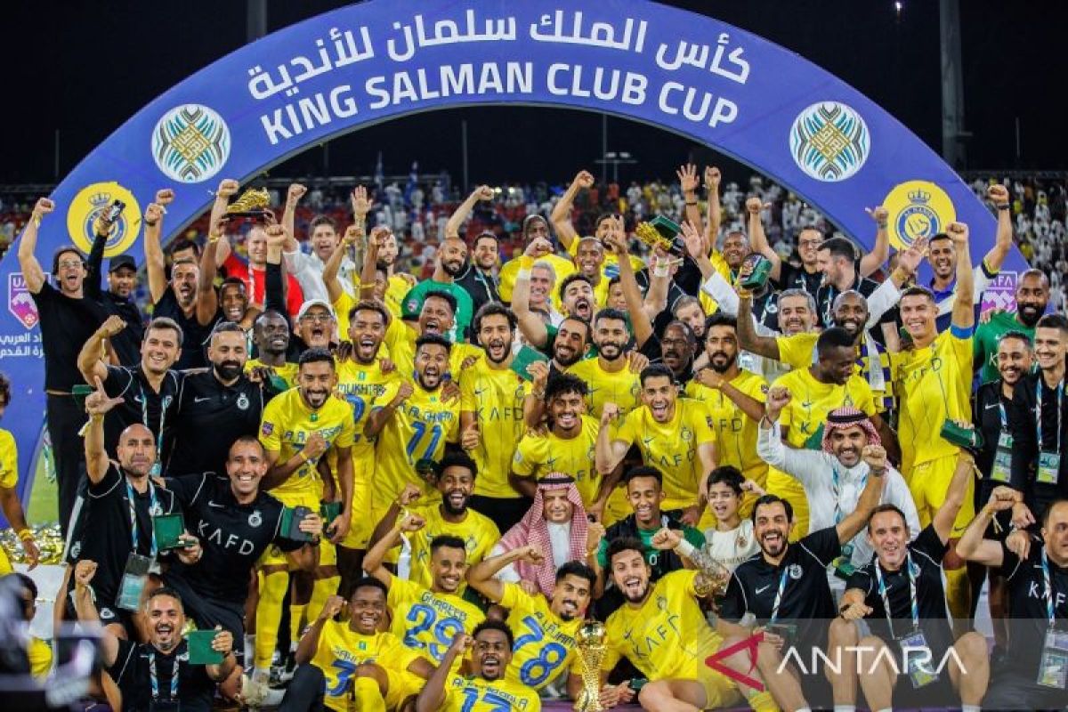 Al-Nassr menangi Arab Club Champions Cup 2023 berkat dua gol Ronaldo