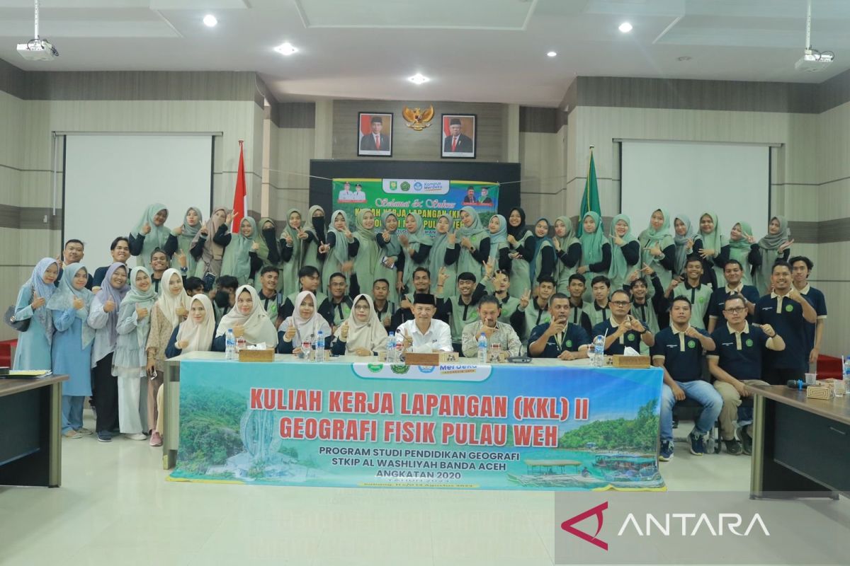 40 mahasiswa geografi Al Washliyah KKL di Sabang