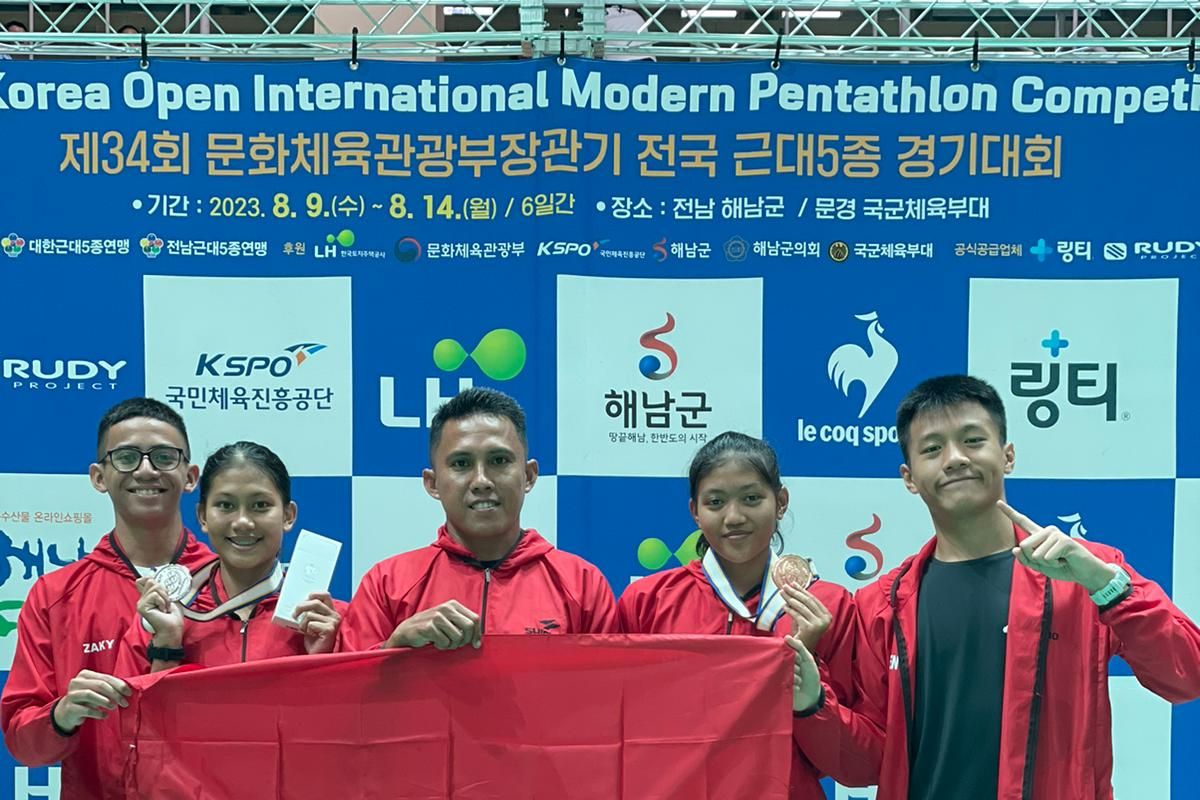 Atlet pentathlon Sulsel raih perak di Korea Selatan