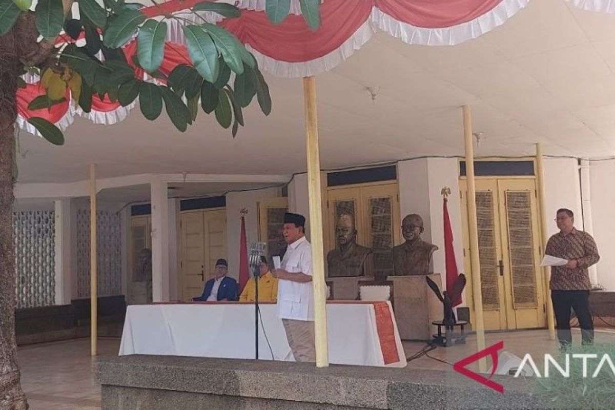 Prabowo Subianto: Saya bertekad tak mengecewakan harapan partai