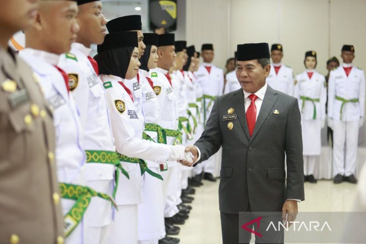 40 anggota Paskibraka Kalimantan Utara siap kibarkan Merah Putih