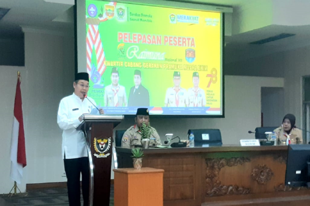 Muara Enim kirim 32 pramuka ikut Raimuna XII di Cibubur Jakarta