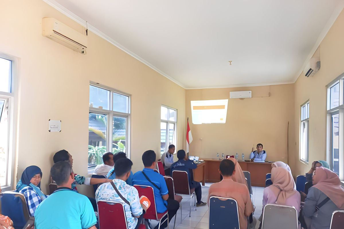 Dinas Pertanian OKU Timur perkenalkan  Aplikasi SITAMPAN