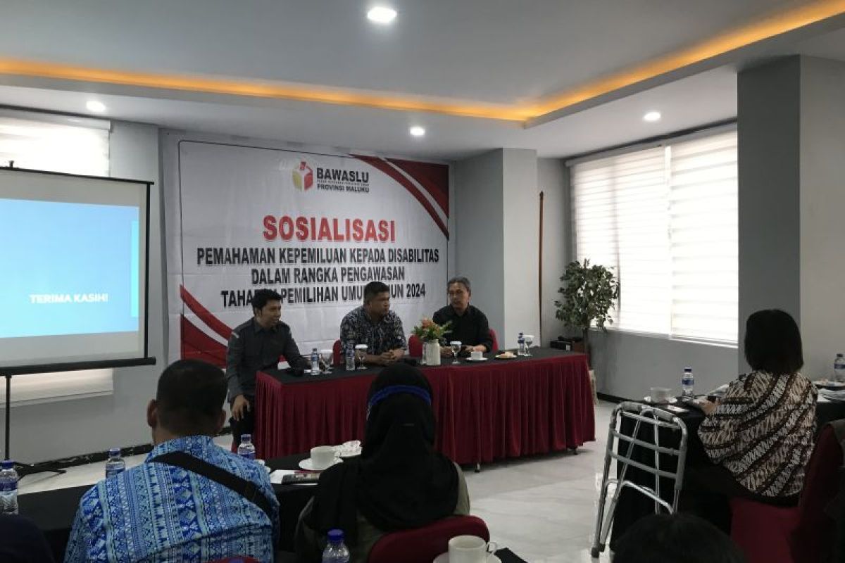 Bawaslu Maluku sosialisasi pemahaman kaum disabilitas dalam pengawasan Pemilu