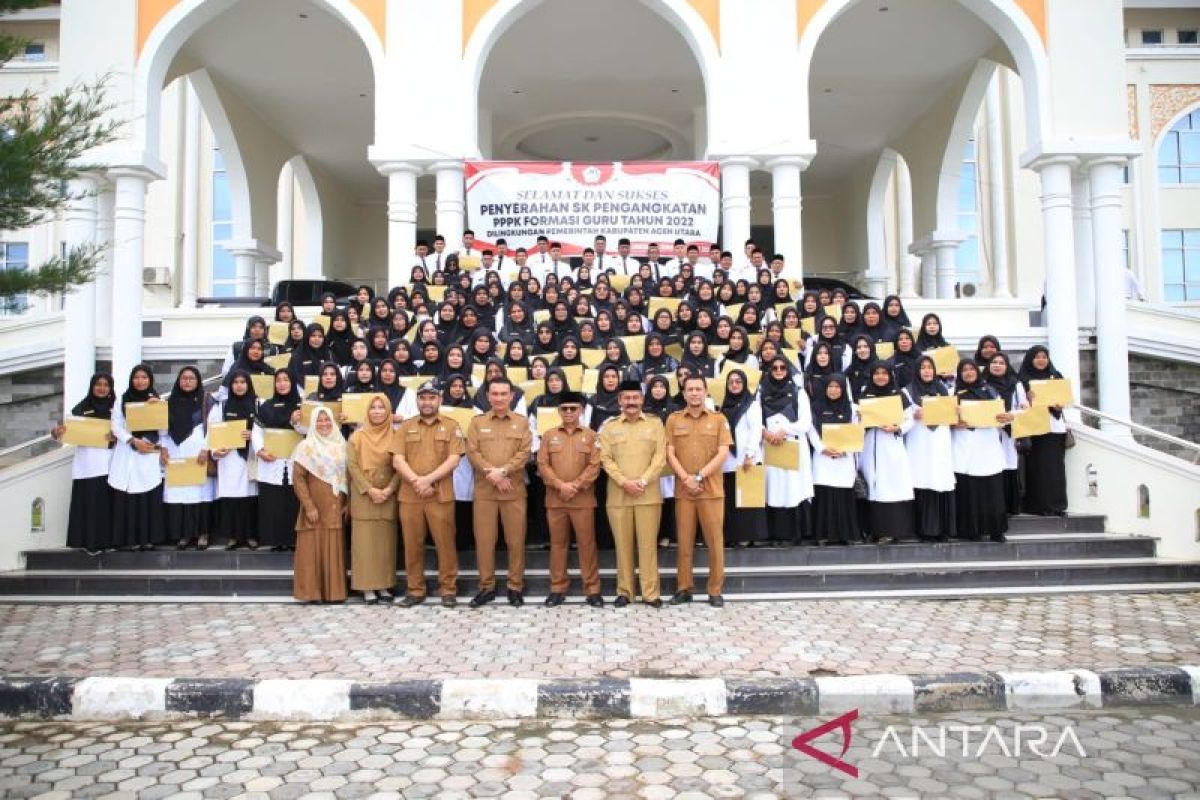 277 guru di Aceh Utara terima SK pengangkatan PPPK