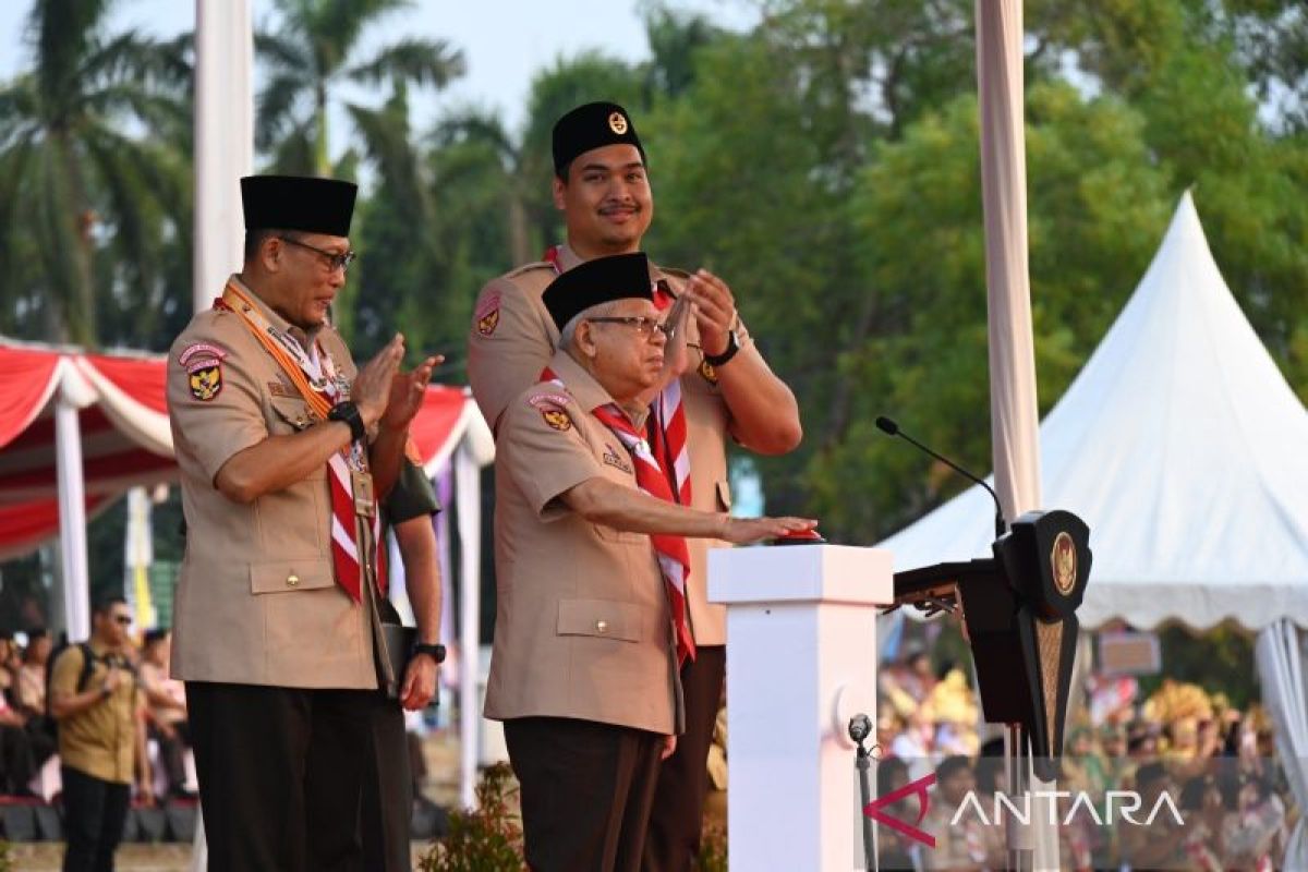 Wapres yakini Gerakan Pramuka mampu cetak pemimpin bangsa