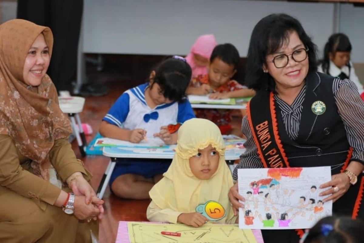 Lomba mewarnai di Simalungun rayakan Hari Anak Nasional