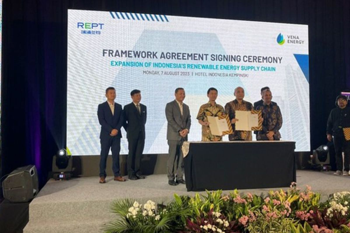 REPT BATTERO dan VENA ENERGY Teken Kontrak Kerja sama Menjajaki Ekspansi Rantai Pasok Energi Terbarukan di Indonesia