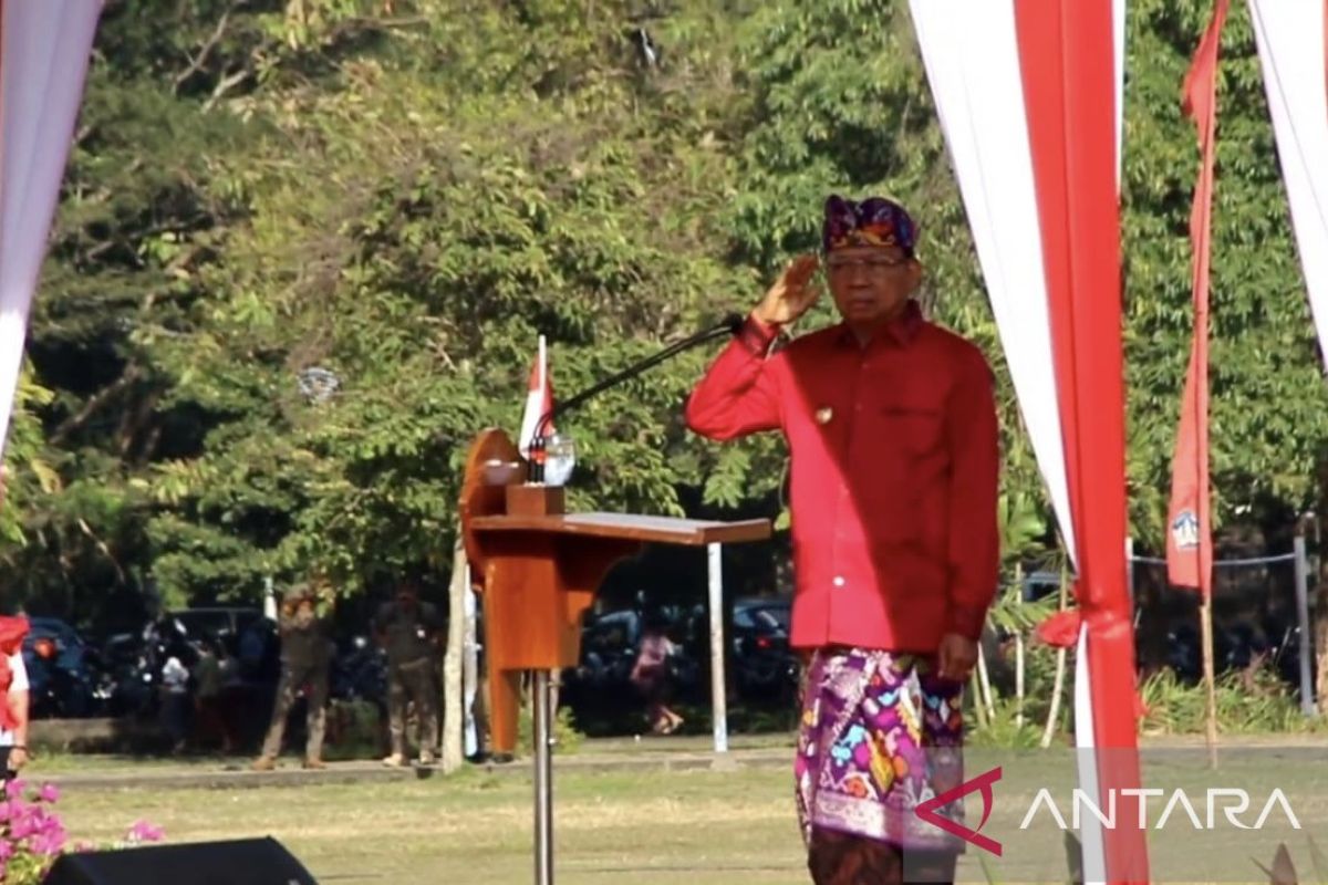 Gubernur Bali jabarkan capaian lima bidang prioritas saat HUT provinsi