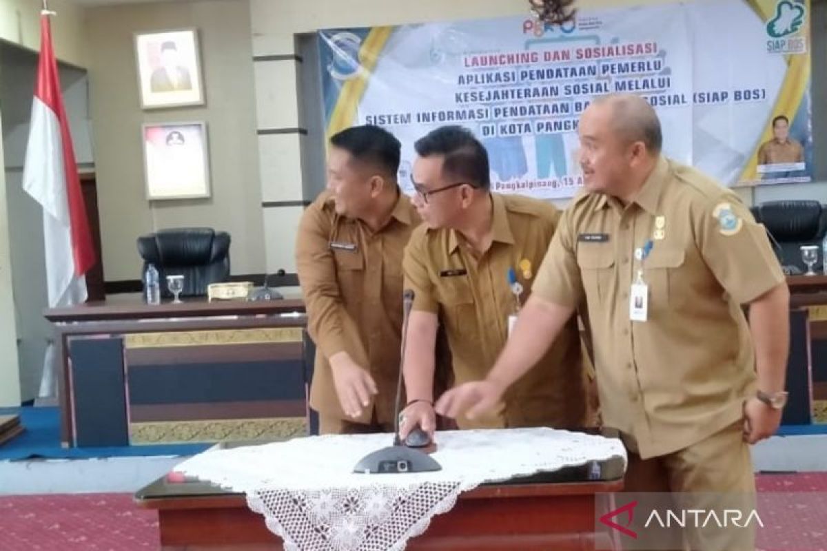 Dinsos Pangkalpinang meluncurkan aplikasi data terpadu penyaluran bansos