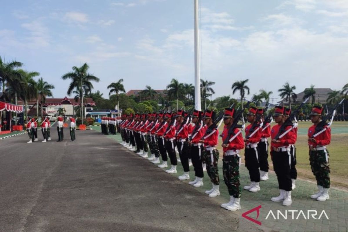 Pj Gubernur Suganda ikuti rangkaian gladi bersih upacara HUT ke-78 Kemerdekaan RI