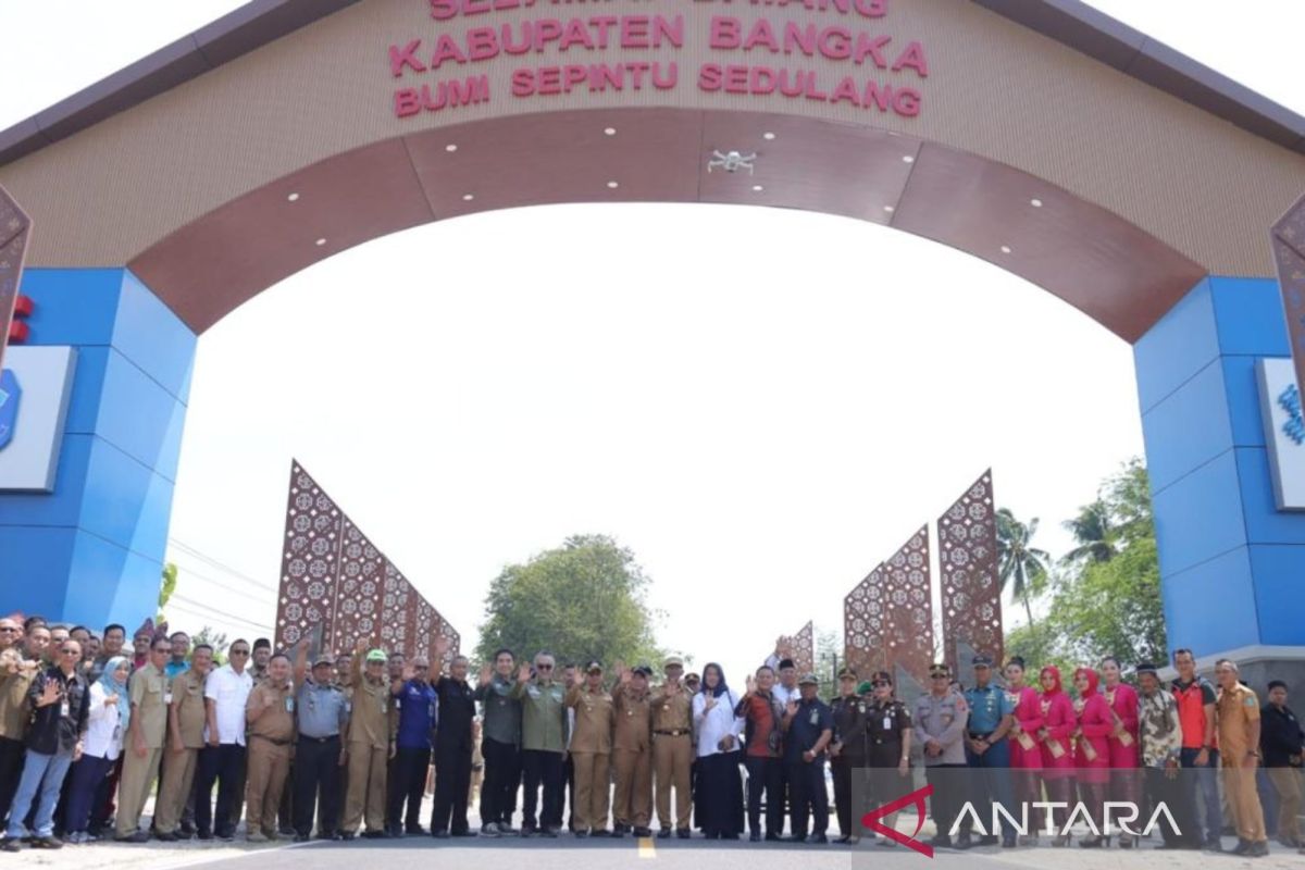 Babel resmikan Gapura Selamat Datang Kabupaten Bangka