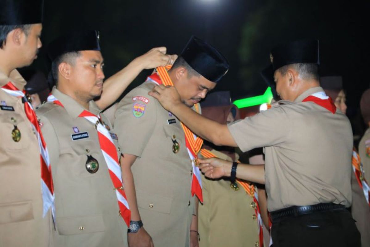 Wali Kota Medan terima penghargaan Lencana Melati Pramuka