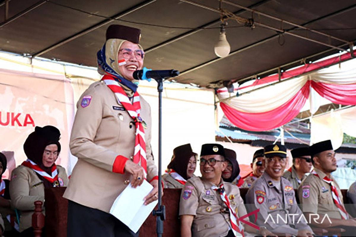 Wabup sebut kemah Pramuka ajang latih siswa jadi kreatif