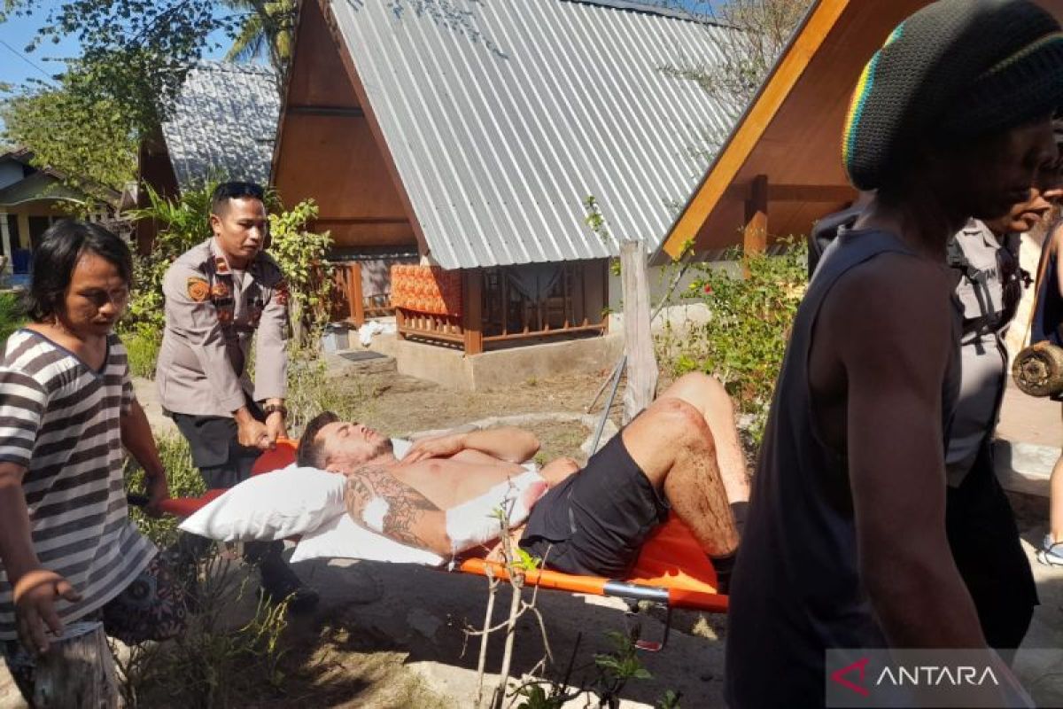 Polisi amankan WNA Inggris aniaya pacar dan rusak bungalo di Gili Meno